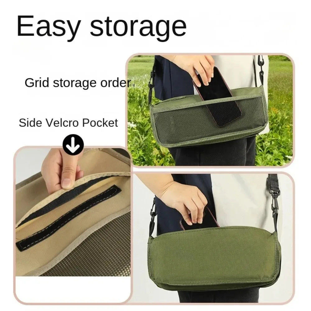 Lightweight Portable Folding Camping Stool Shoulder Bag