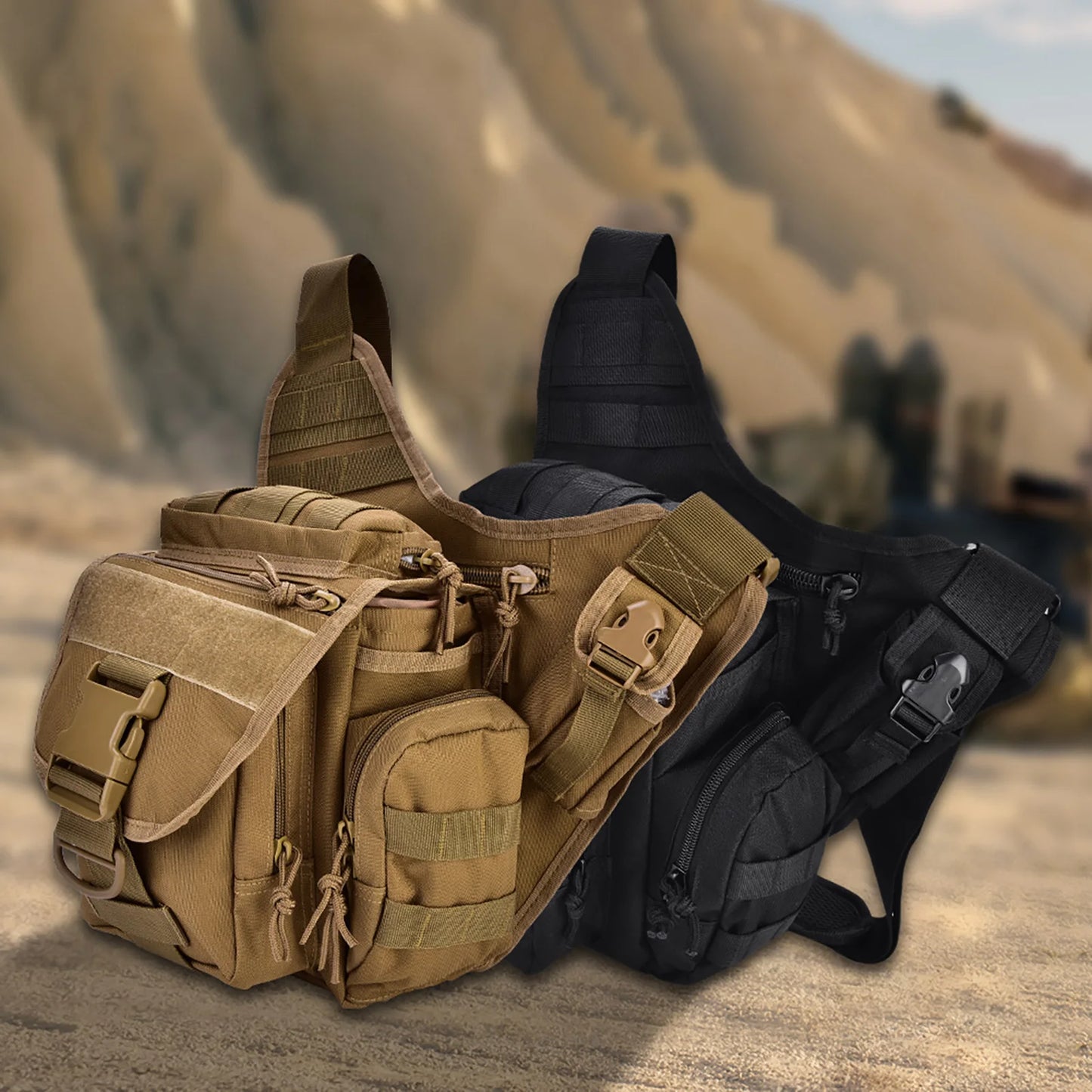 Hign-concerned Military Chest Shoulder Bag For Travel Hiking