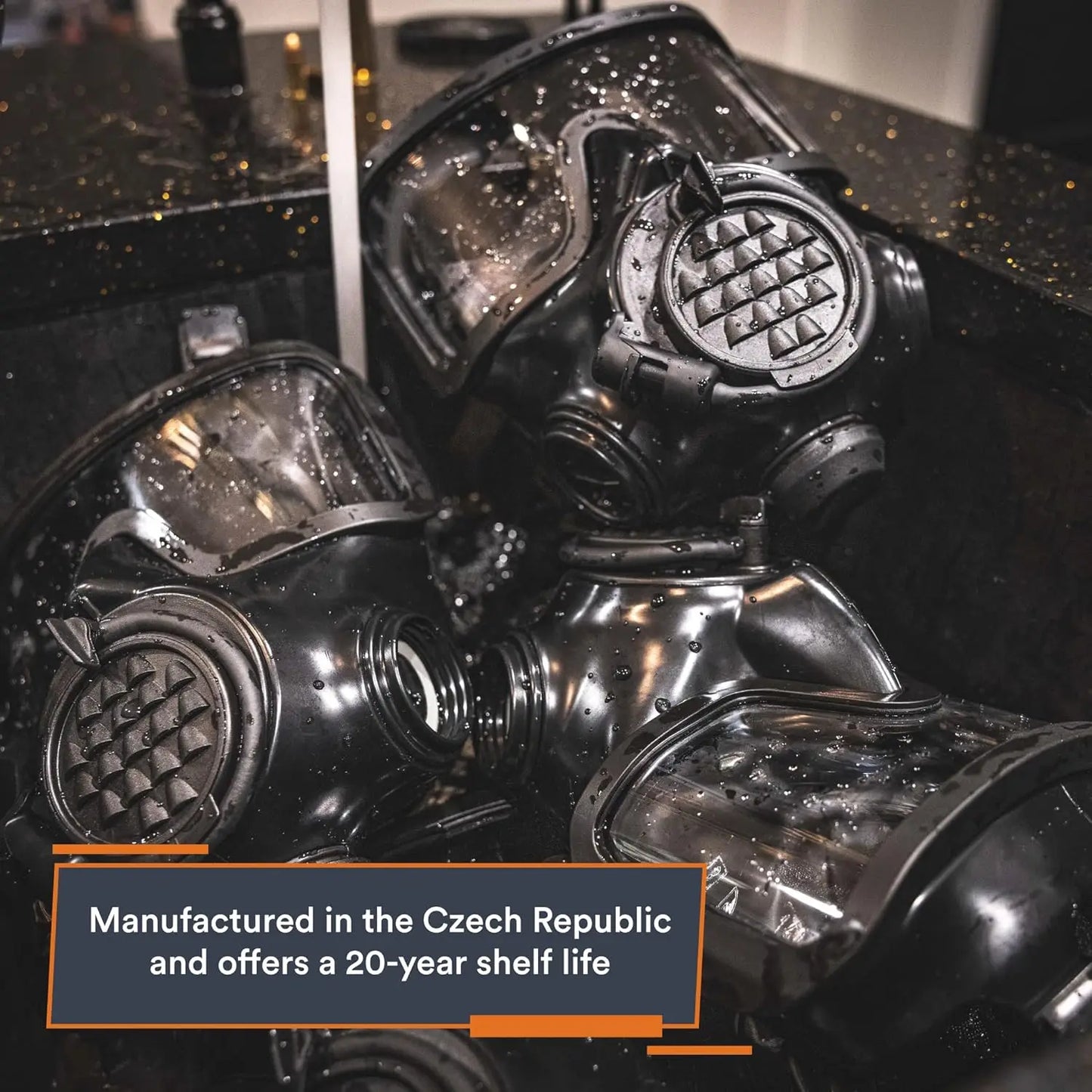 Hign Concerned Full Face CBRN Gas Mask Reusable Respirator