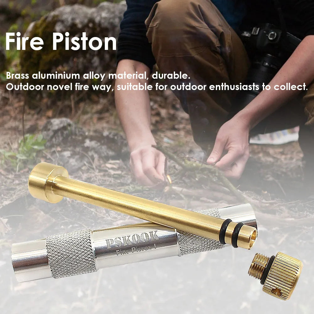 Alloyseed Brass Camping Fire Tube Portable Air Compression