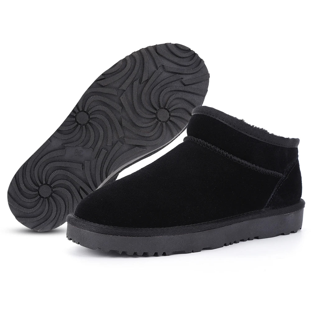 Jocestyle Women Snow Boots Anti Slip Warm Faux Fur Lined