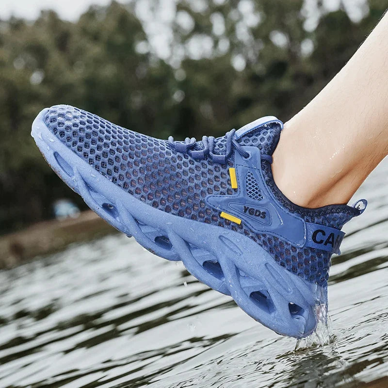 Men Summer Mesh Sneakers Breathable Casual Outdoor Shoes