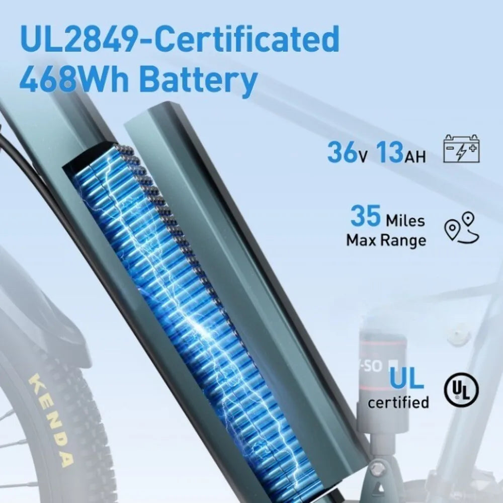 Origin Electric Mountain Bike 36V 500W 21 Speed Ebike
