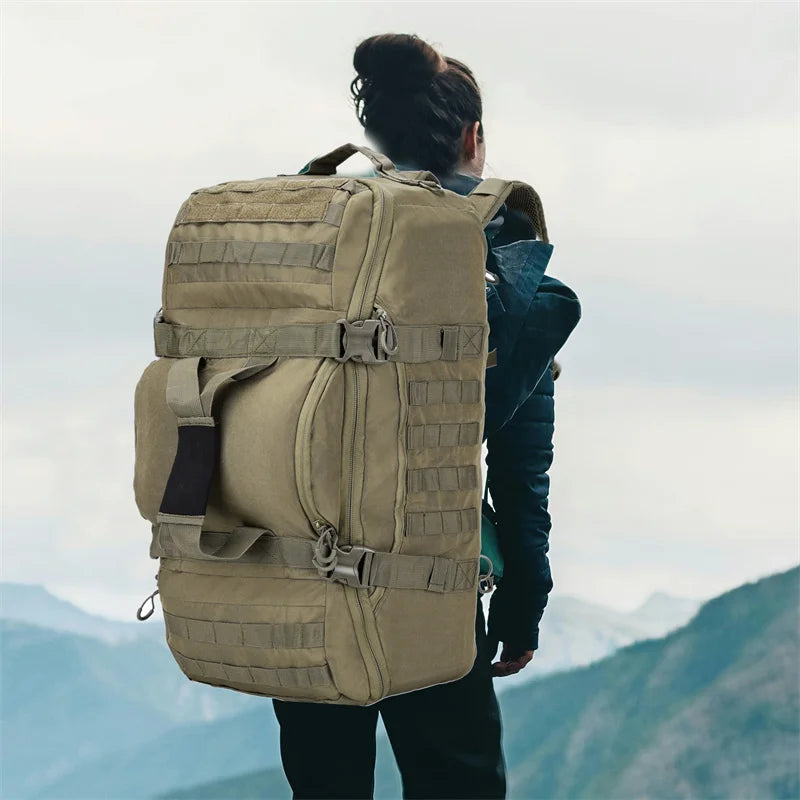 LQARMY Tactical MOLLE Backpack for Hiking and Camping