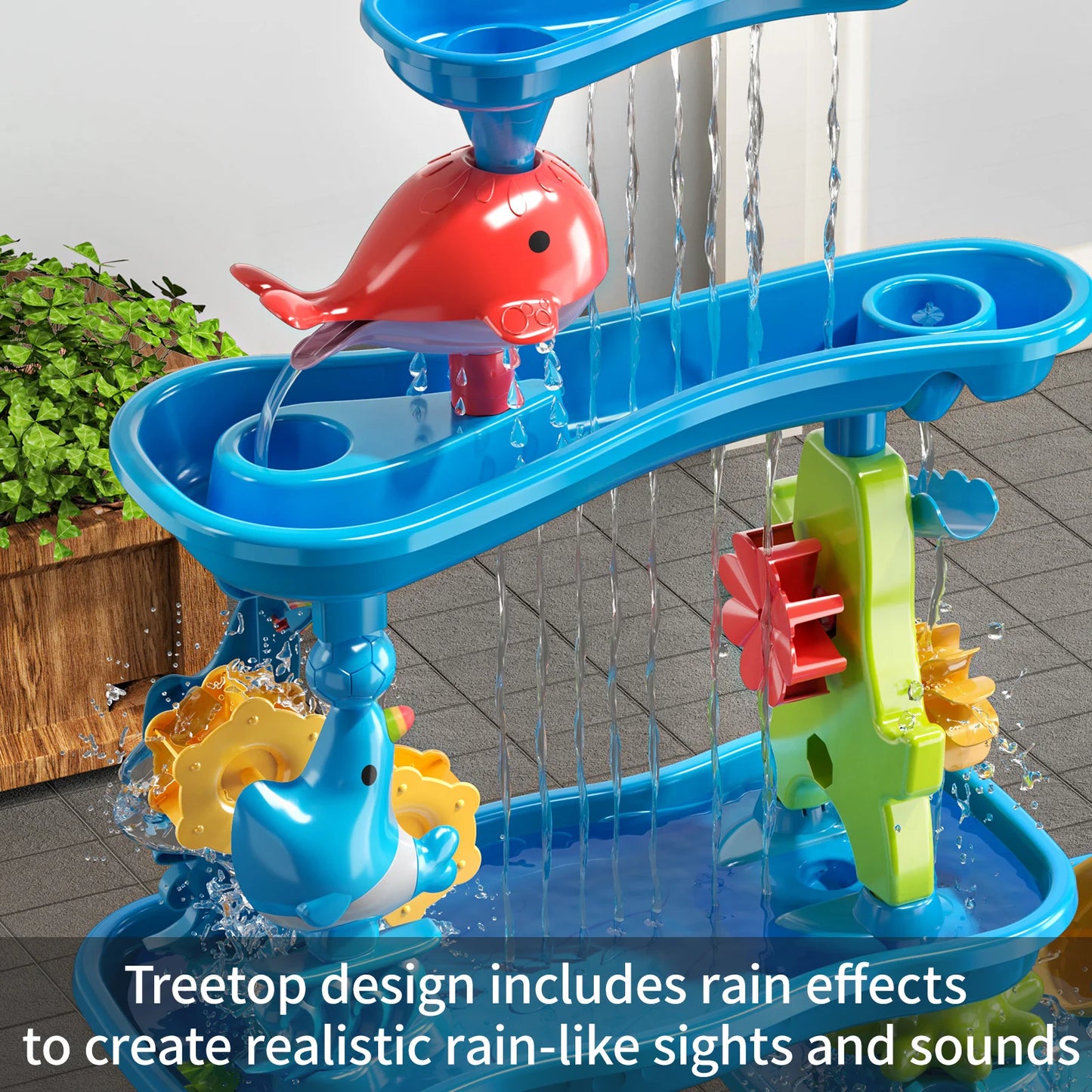 Temi 5 Layer Outdoor Sand And Water Table For Kids Toy