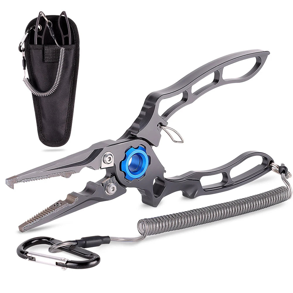Hignconcerned Aluminum Fishing Pliers Wire Cutter Tool