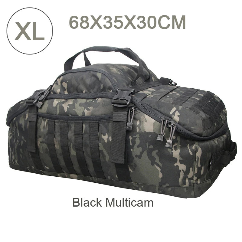 LQARMY Tactical MOLLE Backpack for Hiking and Camping