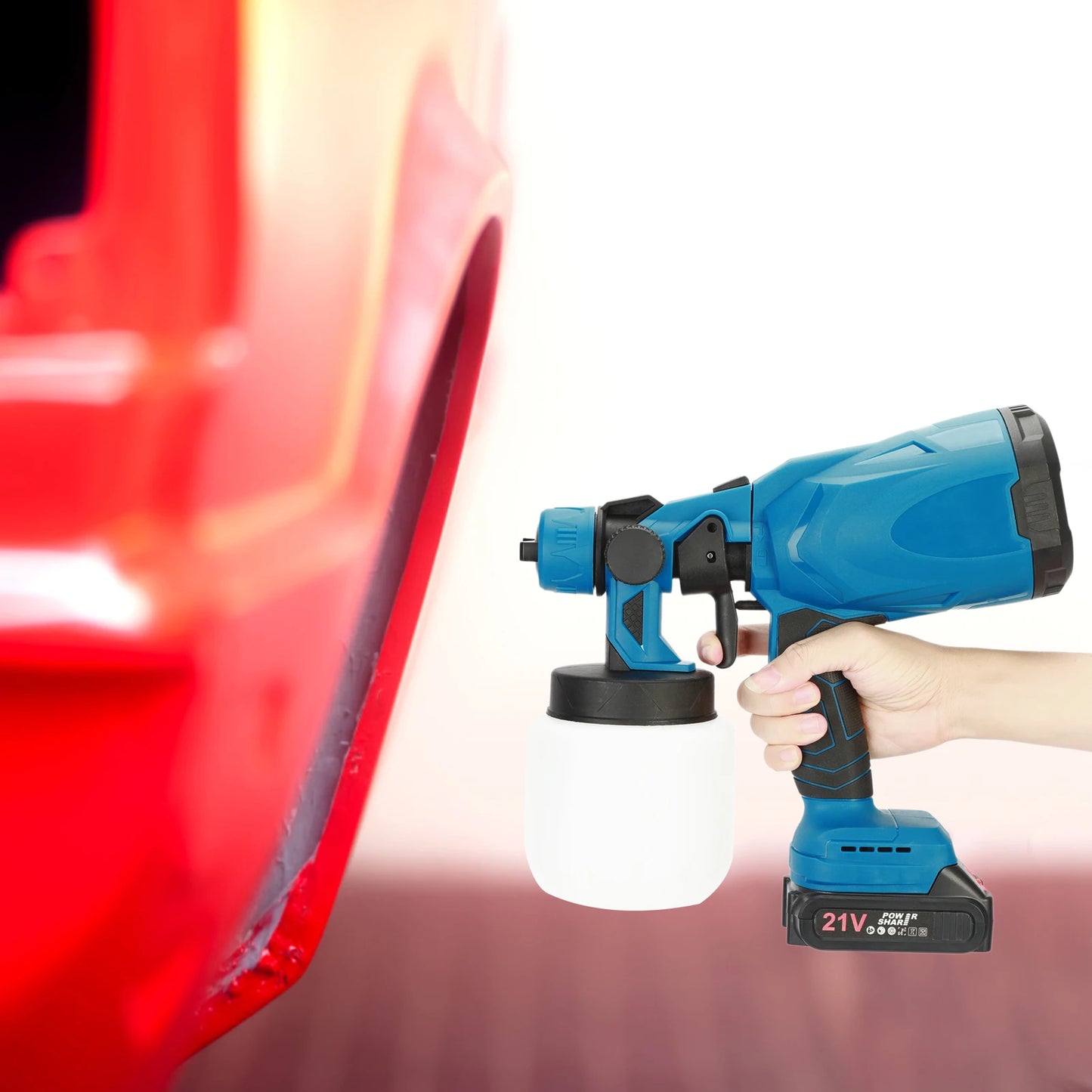 Micborve Mini Paint Sprayer 3 Pattern Rechargeable Handheld