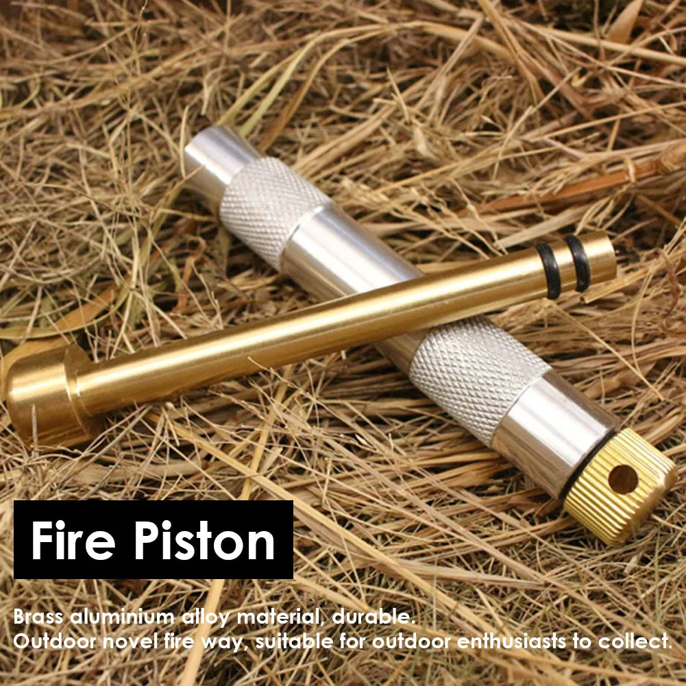 Alloyseed Brass Camping Fire Tube Portable Air Compression