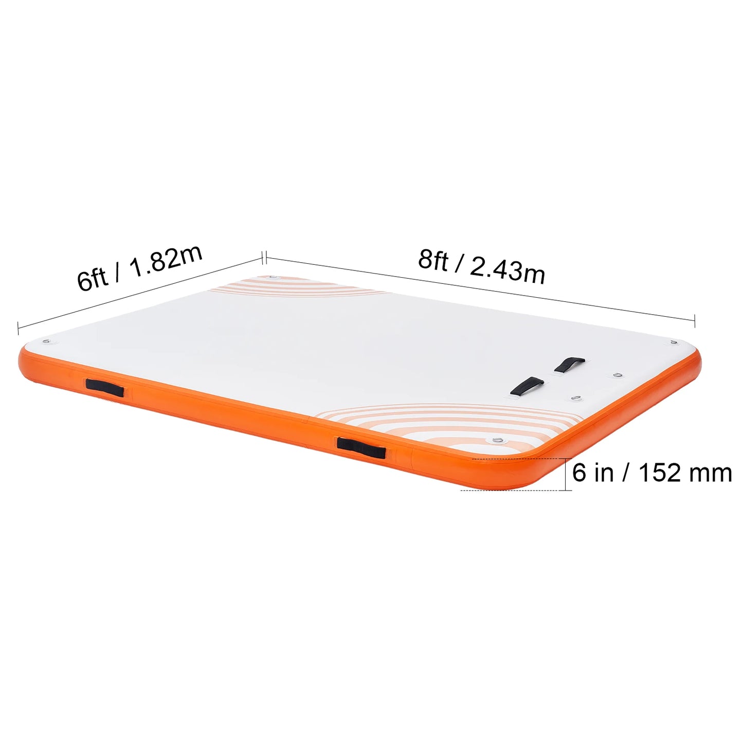 VEVOR Inflatable Floating Dock With Detachable Ladder