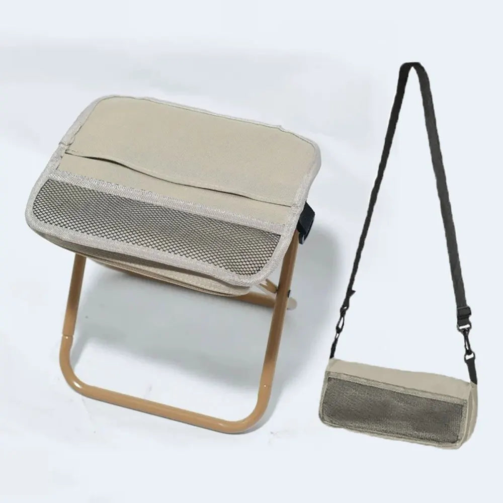 Lightweight Portable Folding Camping Stool Shoulder Bag