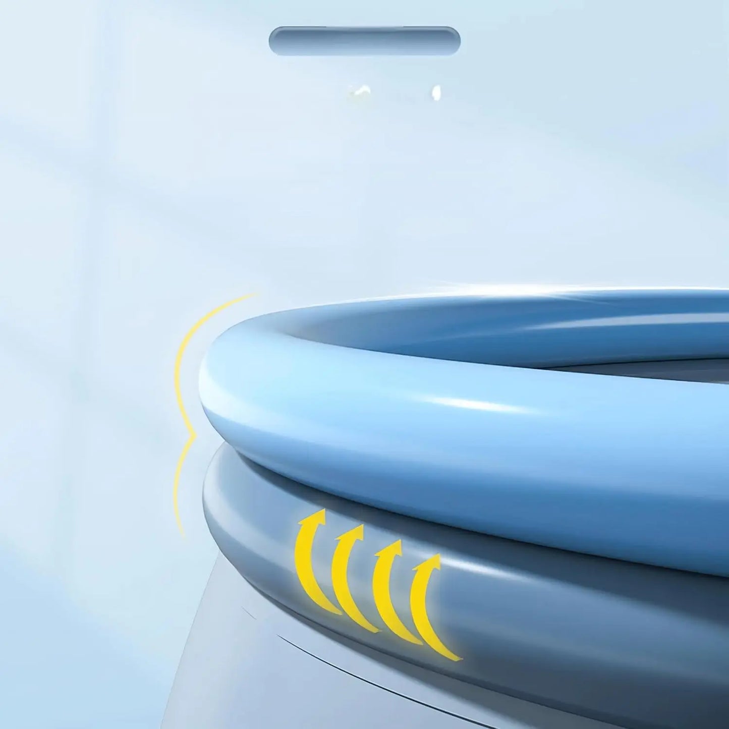 XMSJ Inflatable Pool With Canopy For Kids And Adults