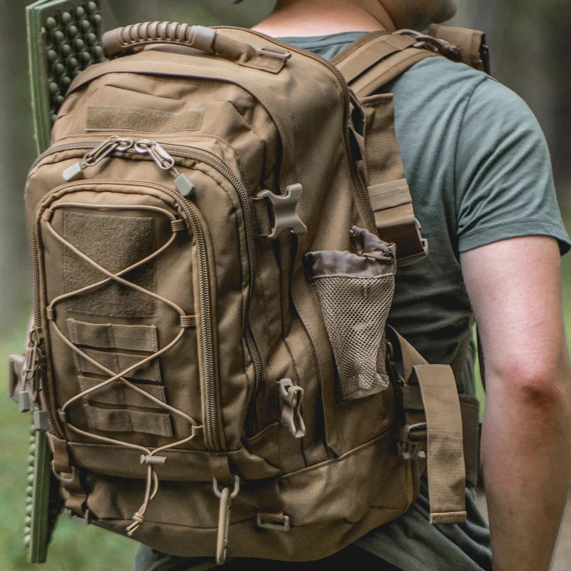 LQARMY Tactical Backpack Outdoor Rucksack For Hiking