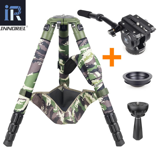 INNOREL RT90CG Camouflage Carbon Fiber DSLR Tripod 40kg Load