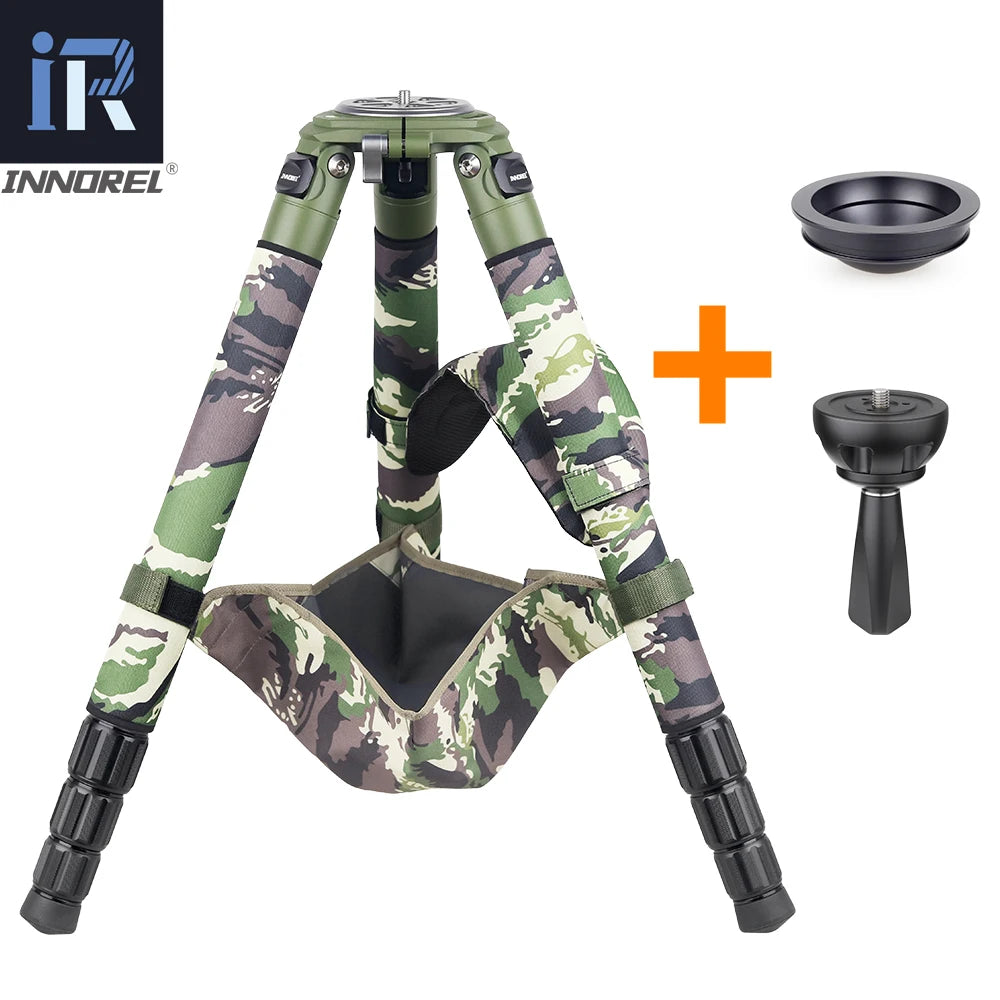 INNOREL RT90CG Camouflage Carbon Fiber DSLR Tripod 40kg Load
