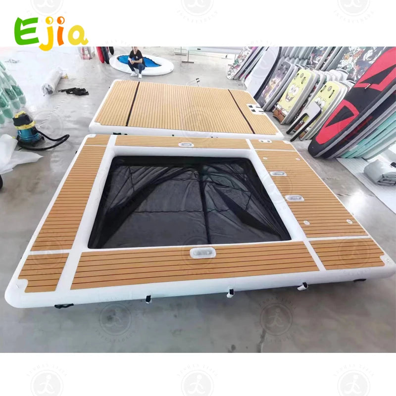Ejia Inflatable Pool Dock Floating Platform For Yacht Water