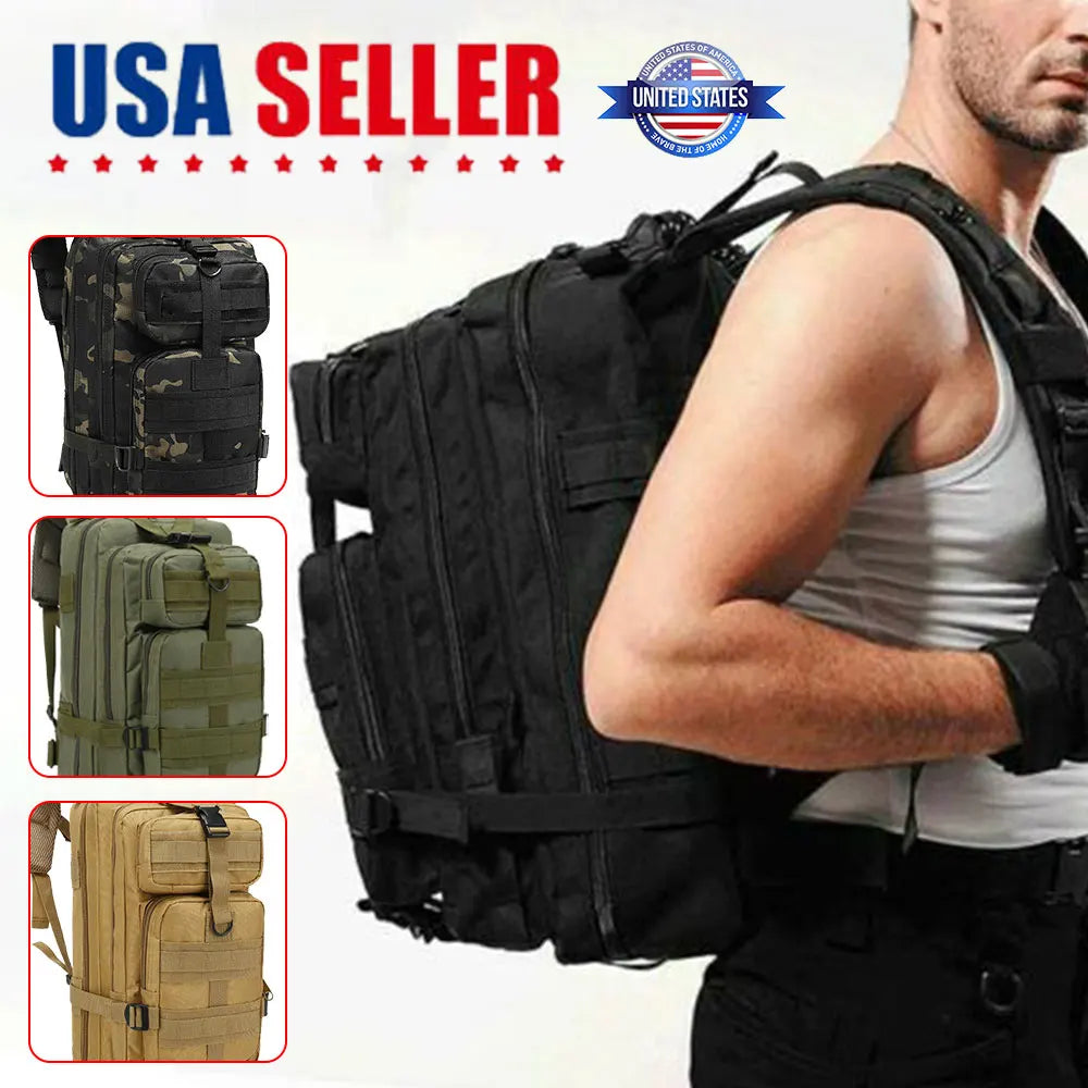 Hign-concerned Tactical Backpack 3P Molle Bag For Outdoors