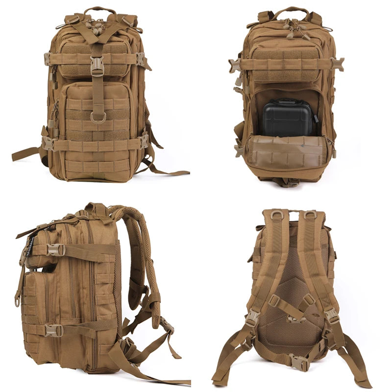 LQARMY Tactical Backpack Molle Assault Daypack For Hiking