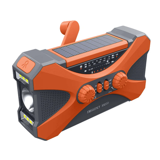 Hign-concerned 10000mAh Charger Solar Hand Crank Radio