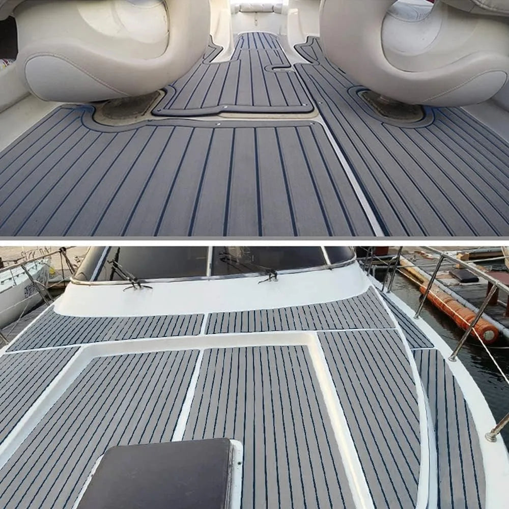 Hign-concerned EVA Boat Decking Foam Flooring Faux Teak Mat