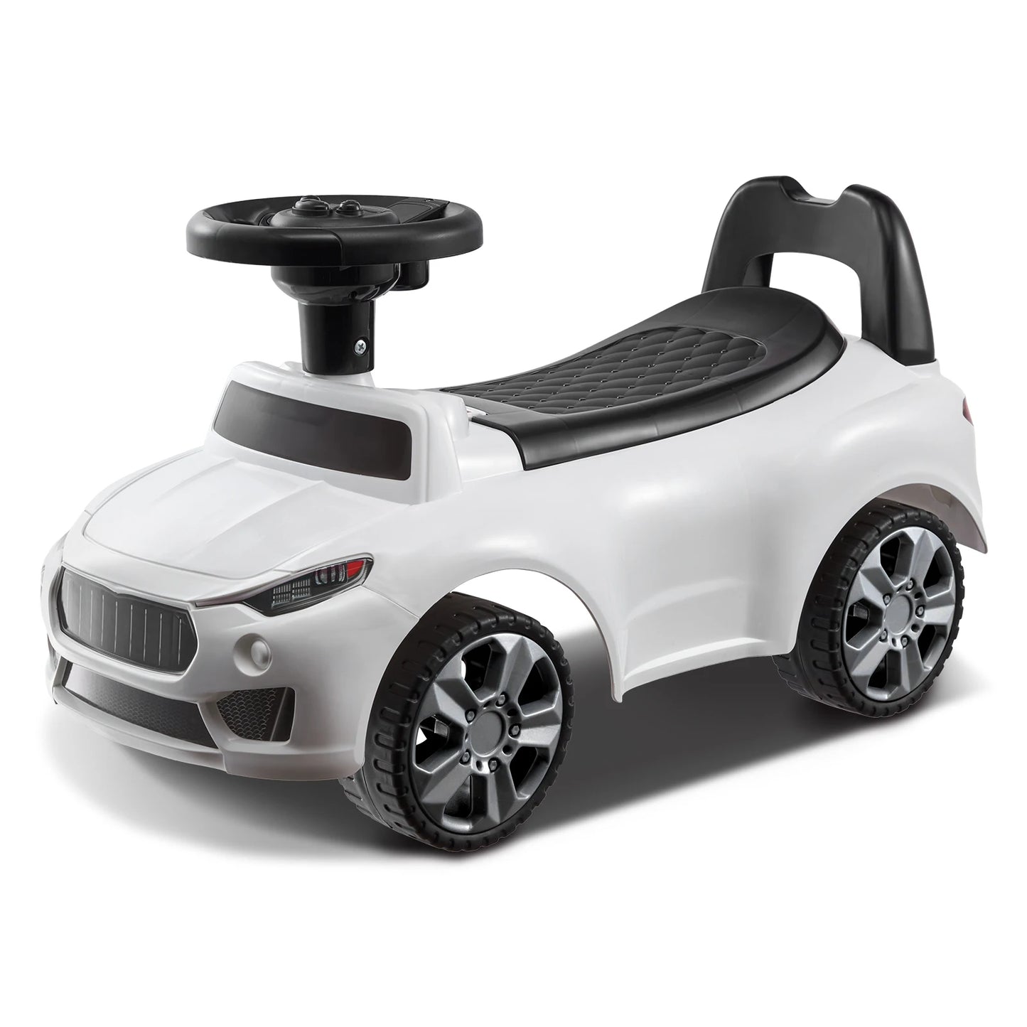 SucceBuy Ride On Push Car For Kids Toy With Music Steering
