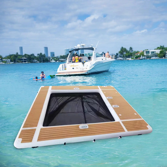Ejia Inflatable Pool Dock Floating Platform For Yacht Water