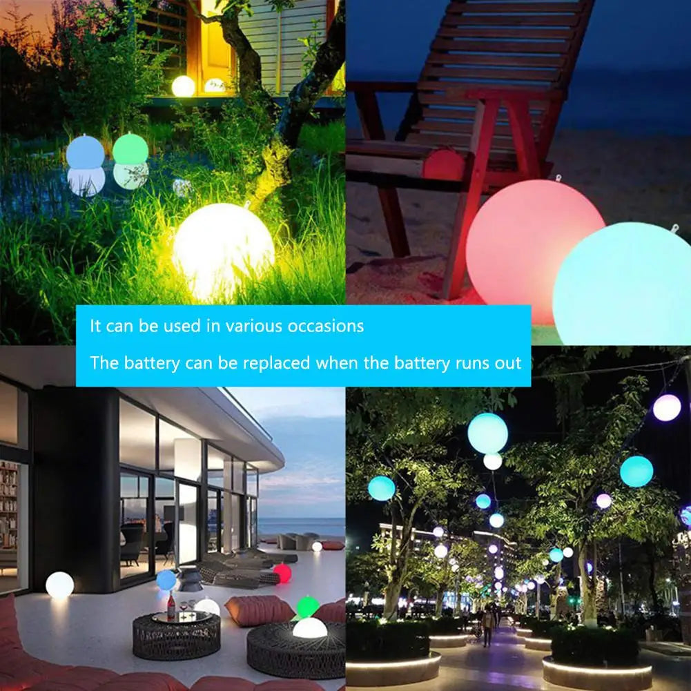 Hign-concerned Glow Beach Ball LED Pool Party Toy Glowing