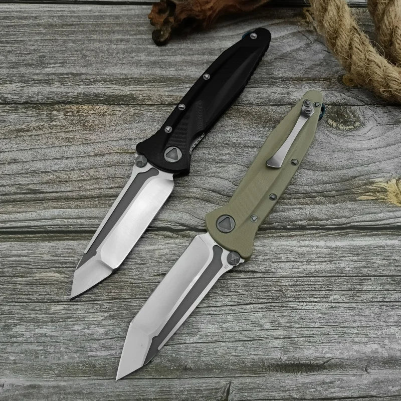 DIY Supplies Folding Pocket Knife D2 Blade G10 Handle