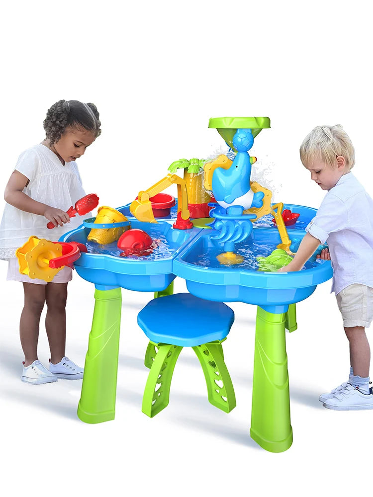 Temi 4 In 1 Sand Water Table For Kids Outdoor Play