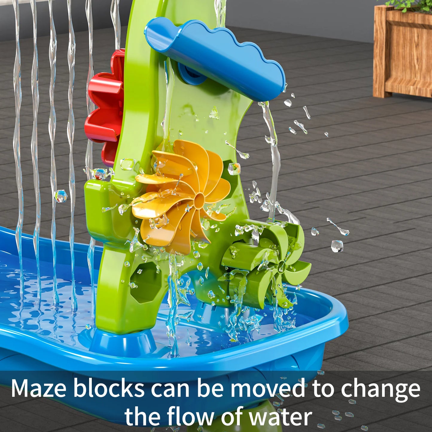 Temi 5 Layer Outdoor Sand And Water Table For Kids Toy