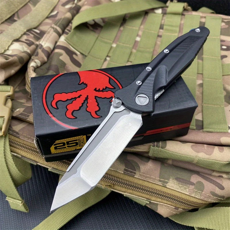 DIY Supplies Folding Pocket Knife D2 Blade G10 Handle