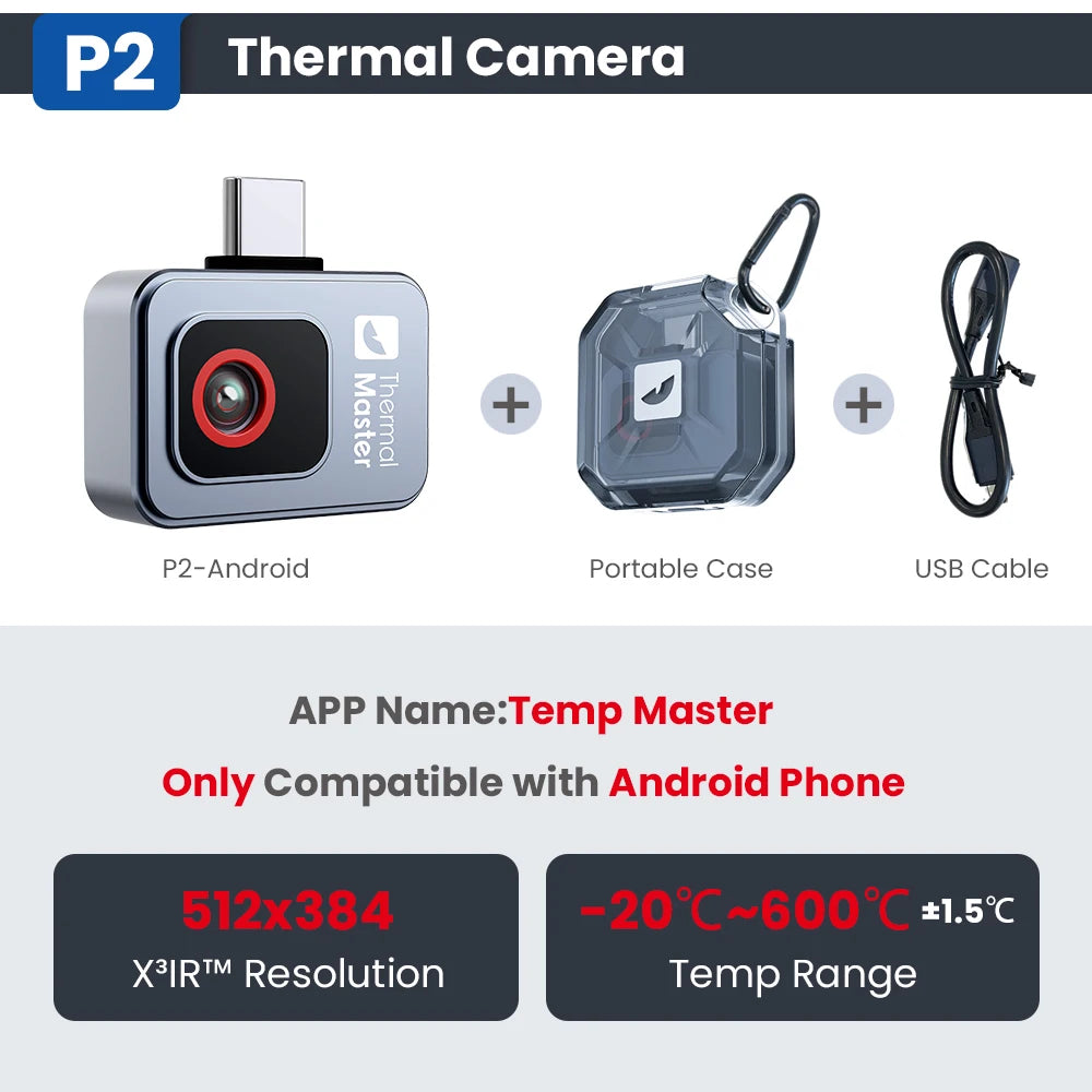 Thermal Master P2Pro Thermal Imager Magnetic Macro Lens 15X
