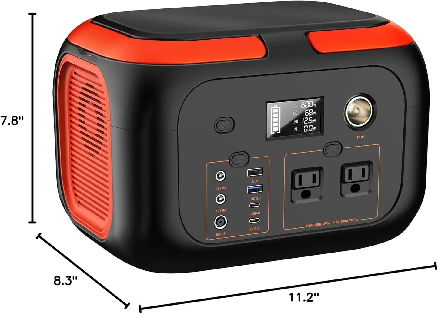 SinKeu Portable Power Station 600W 300W 200W 120W Solar