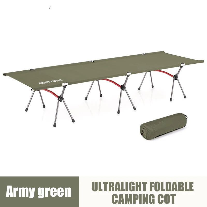 West Tune Ultralight Camping Cot With Leg Extenders
