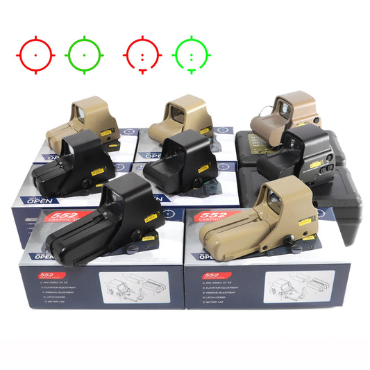 BAIGISH Red Green Dot Holographic Sight Riflescope Airsoft