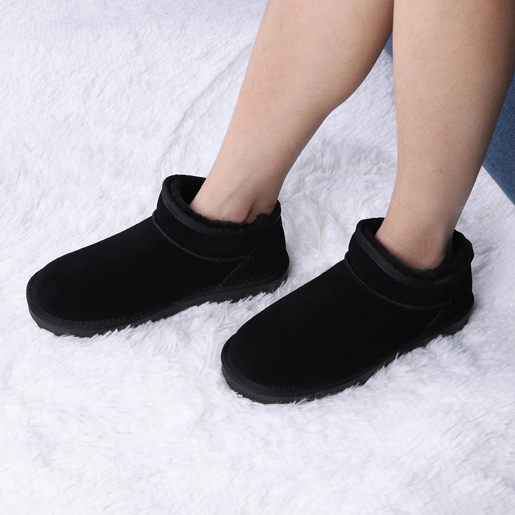 Jocestyle Women Snow Boots Anti Slip Warm Faux Fur Lined