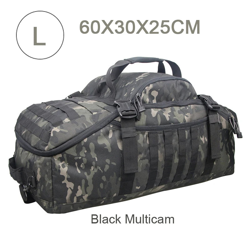 LQARMY Tactical MOLLE Backpack for Hiking and Camping