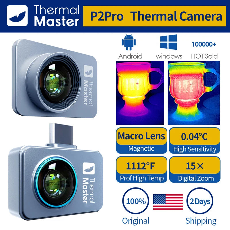 Thermal Master P2Pro Thermal Imager Magnetic Macro Lens 15X