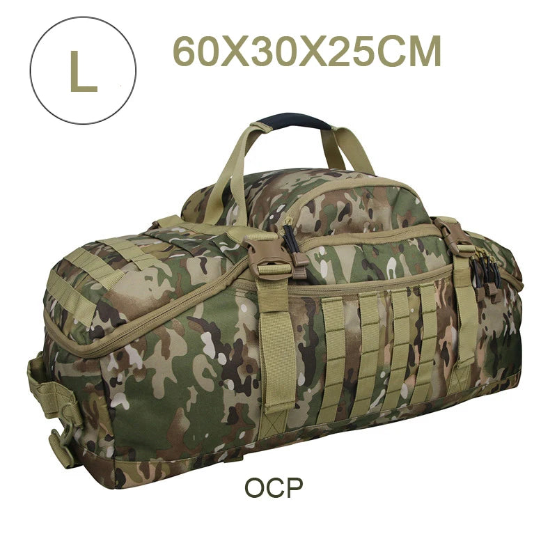 LQARMY Tactical MOLLE Backpack for Hiking and Camping