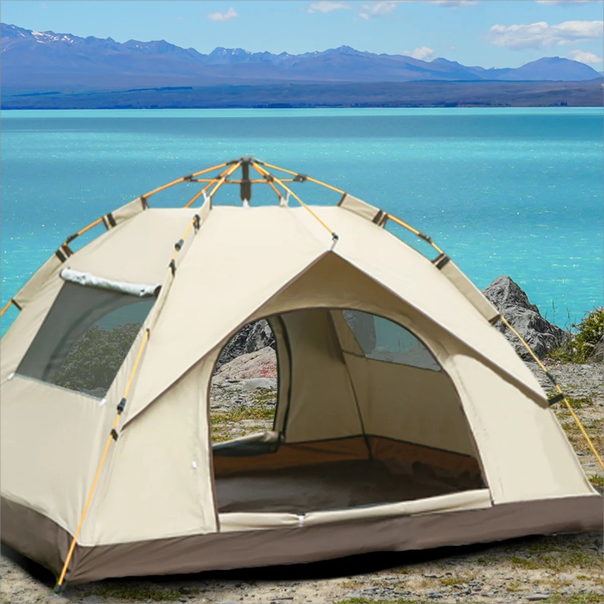 Pakicetus Automatic Quick Opening Camping Tent With Doors