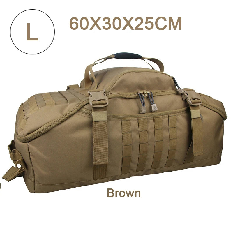 LQARMY Tactical MOLLE Backpack for Hiking and Camping