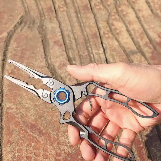 Hignconcerned Aluminum Fishing Pliers Wire Cutter Tool