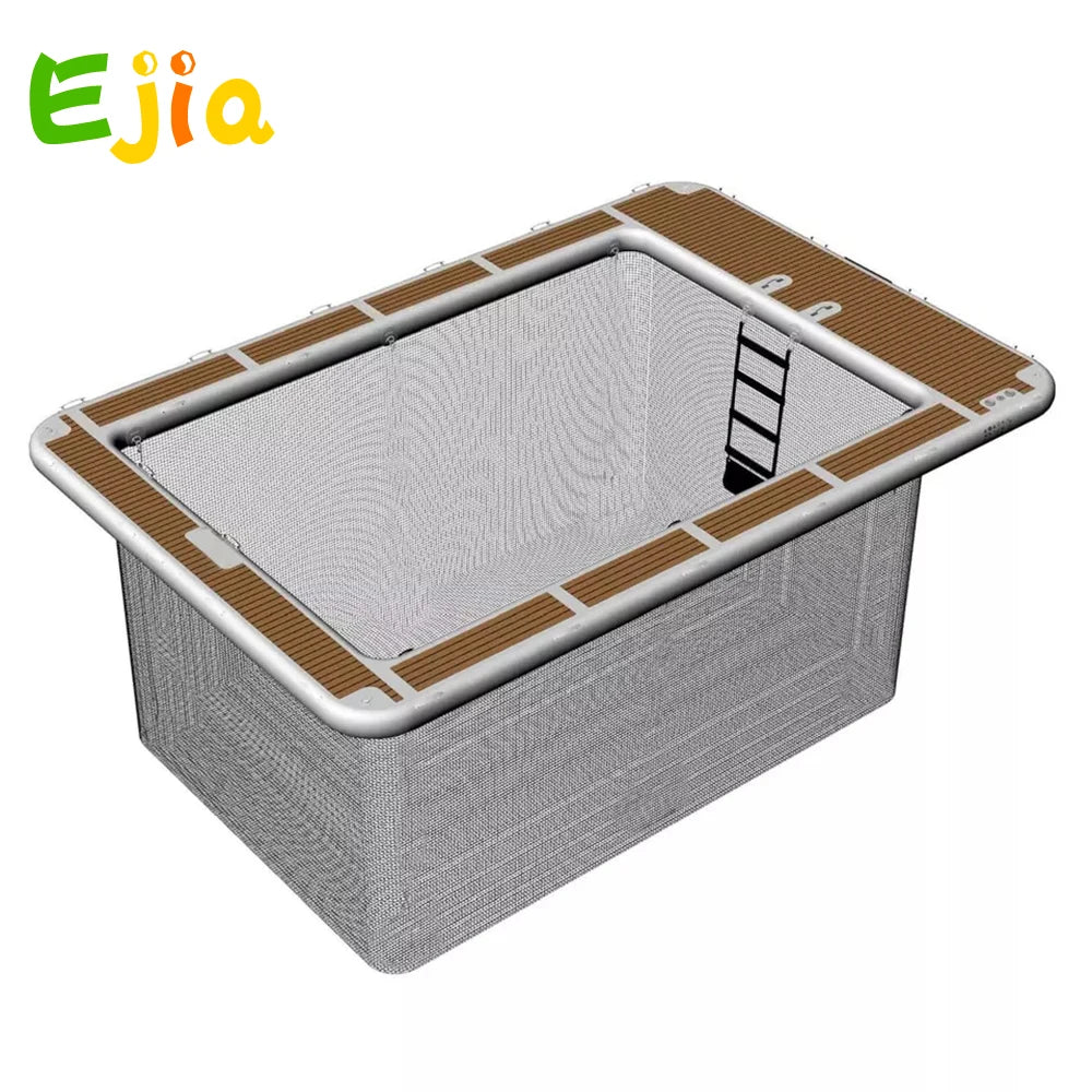 Ejia Inflatable Pool Dock Floating Platform For Yacht Water