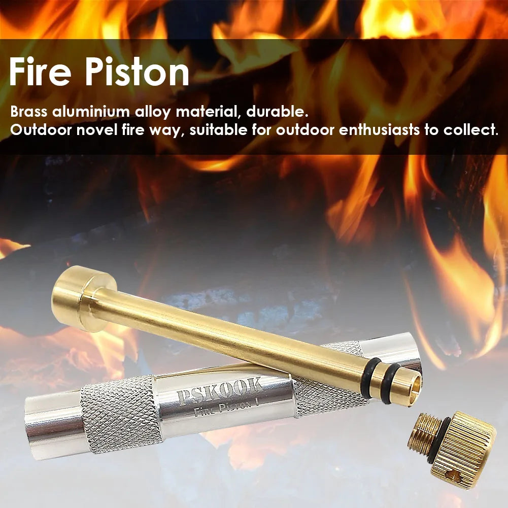 Alloyseed Brass Camping Fire Tube Portable Air Compression