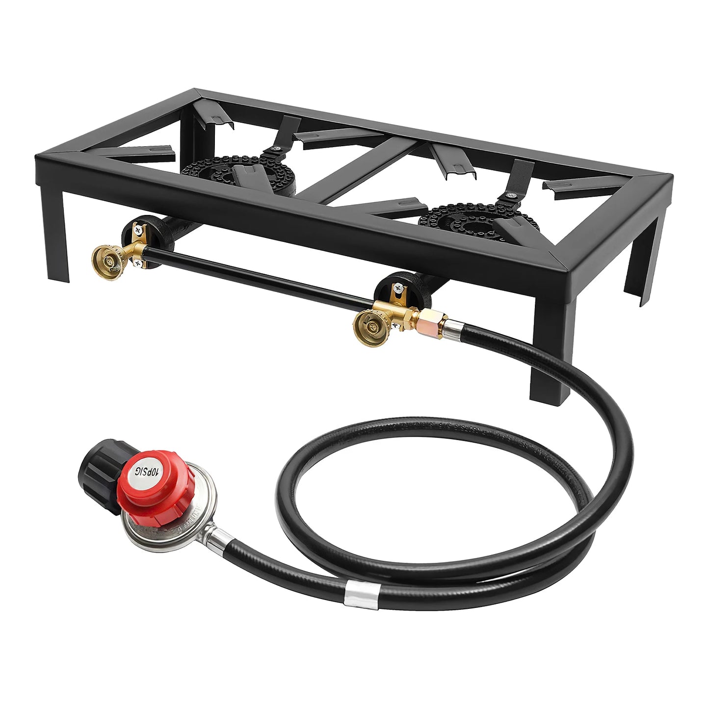 Portable Camping Gas Stove Double Burner Propane Cooker
