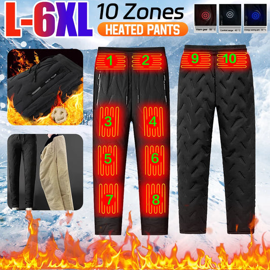 APWIKOGERCN Heated Pants USB Electric Heating Trousers