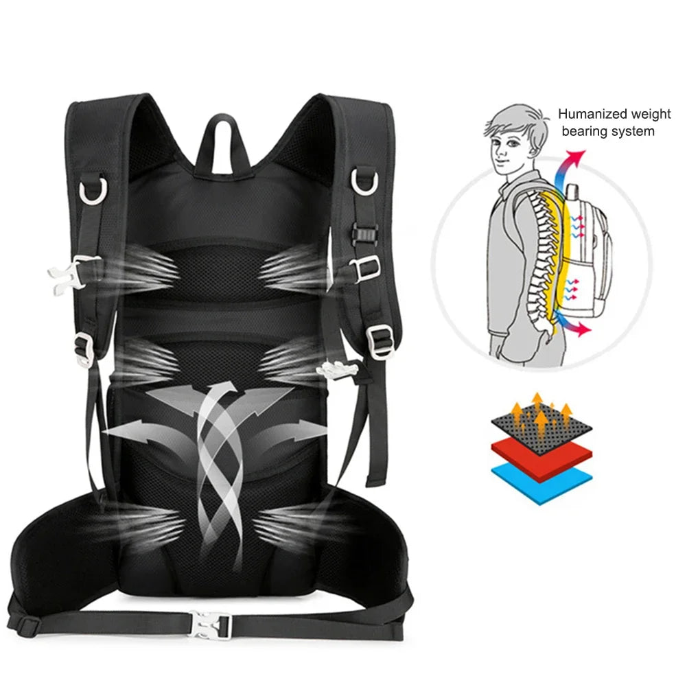 Function Waterproof Hiking Backpack Rucksack for Outdoors