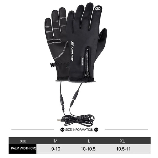ALLOYSEED Heated Gloves Thermal Warmth For Winter Sports