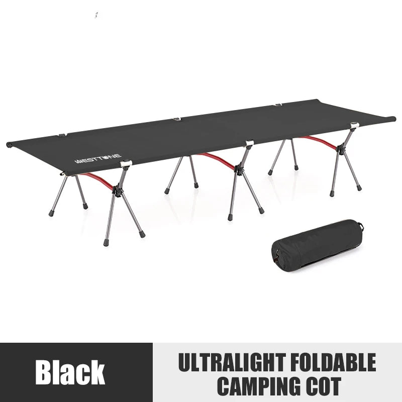 West Tune Ultralight Camping Cot With Leg Extenders