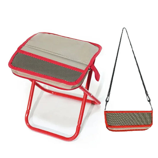 Lightweight Portable Folding Camping Stool Shoulder Bag